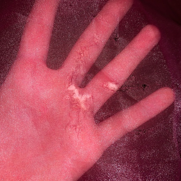 Gorgeous maroon two piece prom dress - Picture 5 of 7